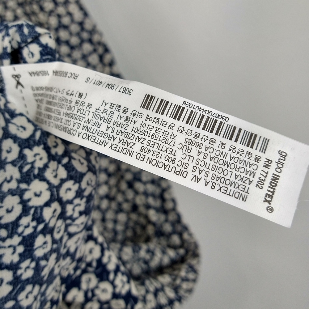 Zara Floral Print Midi Dress Size Small - Picture 12 of 14